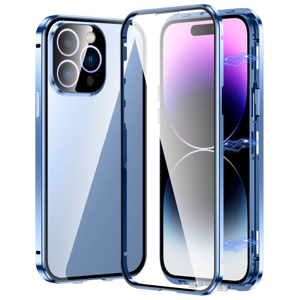 iPhone 16 Pro Max - Magnetic 360° Premium Protective Case with Tempered Glass