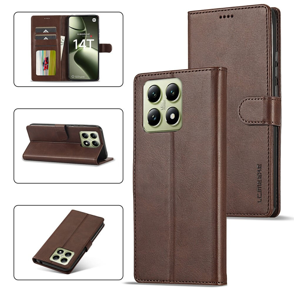 Xiaomi 14T - LC.IMEEKE Custodia in pelle
