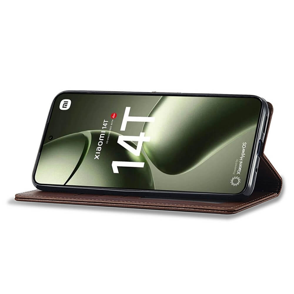 Xiaomi 14T - LC.IMEEKE Custodia in pelle