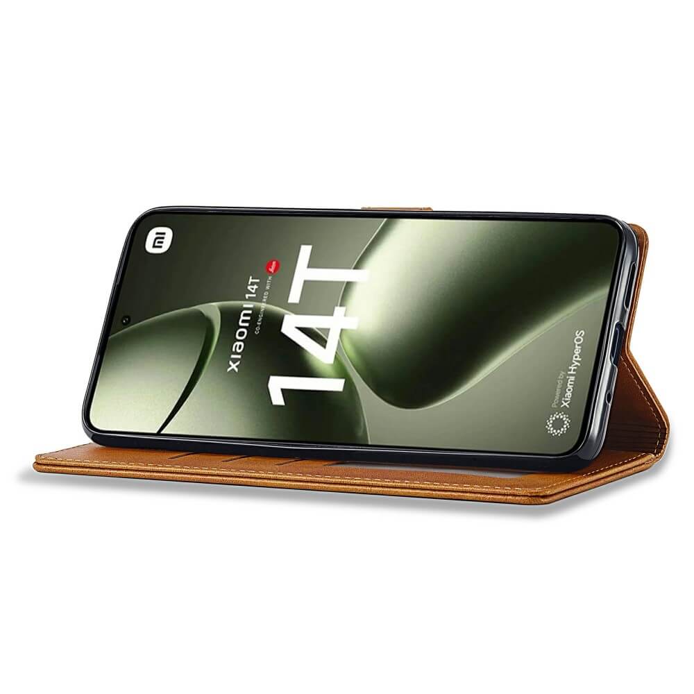 Xiaomi 14T - LC.IMEEKE Custodia in pelle