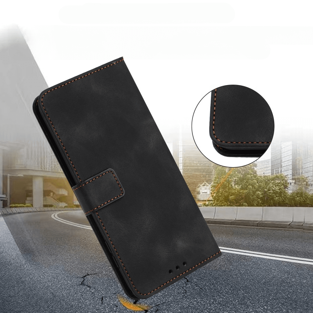 Xiaomi Redmi 14C / Poco C75 - Custodia in pelle scamosciata dal design vintage