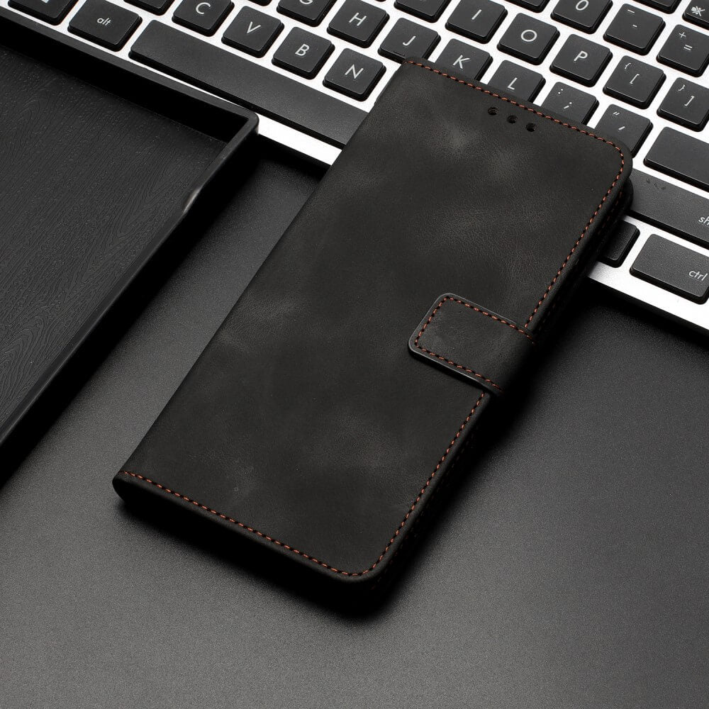 Xiaomi Redmi 14C / Poco C75 - Custodia in pelle scamosciata dal design vintage