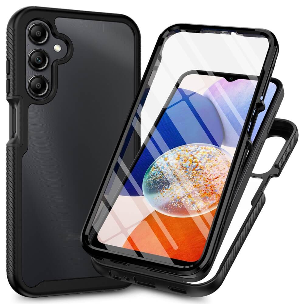 Die Cover-Discount Galaxy A16 – Full Protection Schutzhülle in Schwarz verfügt über ein kristallklares Design, das sowohl auf dem Telefon als auch offline mit einem lebendigen Bildschirm angezeigt wird.
