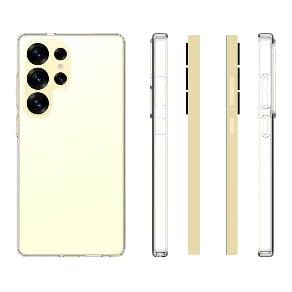 Galaxy S25 Ultra - Custodia in gomma trasparente