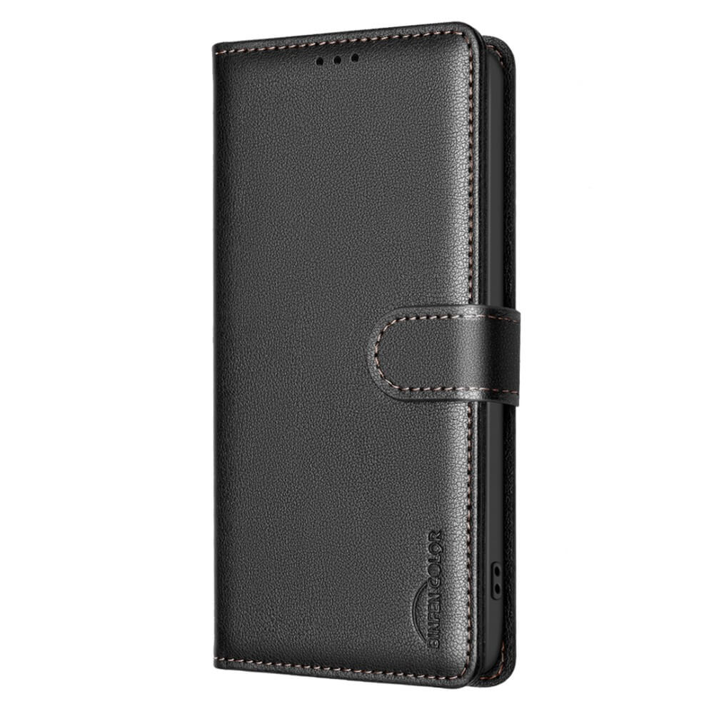 Xiaomi Redmi Note 14 Pro+ / Pro 5G - BINFEN Leder Etui Hülle mit RFID Blocker