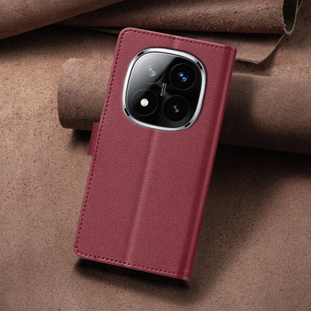 Xiaomi Redmi Note 14 Pro+ / Pro 5G - BINFEN Leder Etui Hülle mit RFID Blocker