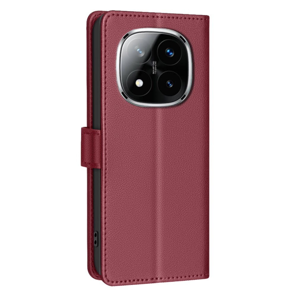 Xiaomi Redmi Note 14 Pro+ / Pro 5G - BINFEN Leder Etui Hülle mit RFID Blocker