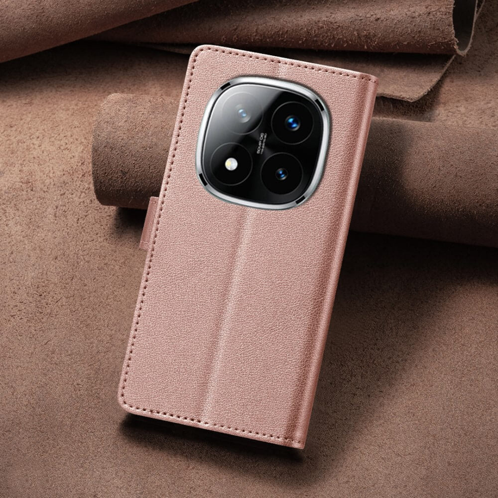 Xiaomi Redmi Note 14 Pro+ / Pro 5G - BINFEN Leder Etui Hülle mit RFID Blocker