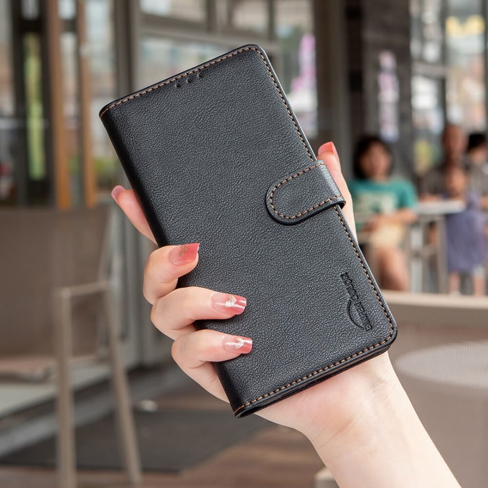 Xiaomi Redmi Note 14 5G - BINFEN Leder Etui Hülle mit RFID Blocker
