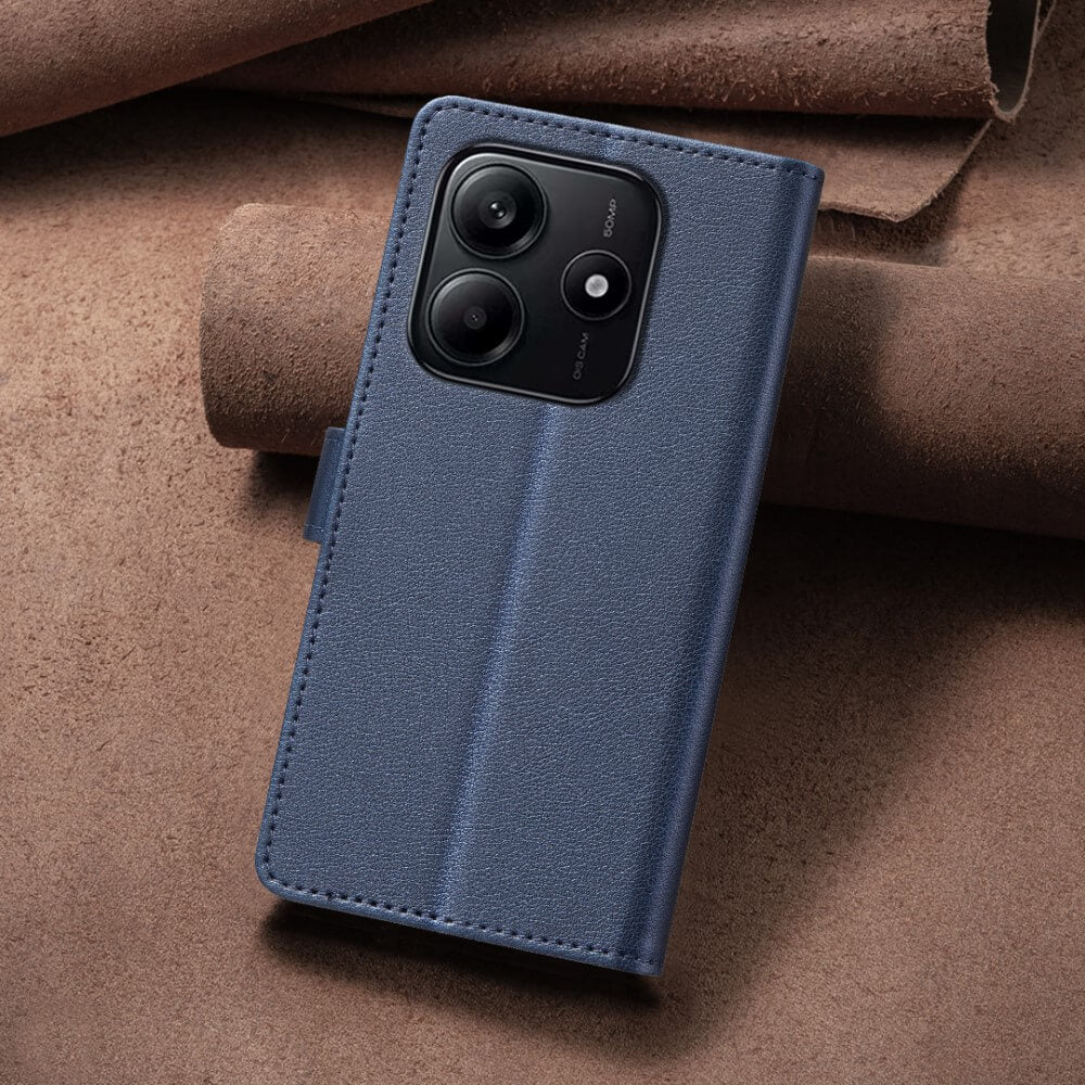 Xiaomi Redmi Note 14 5G - BINFEN Leder Etui Hülle mit RFID Blocker