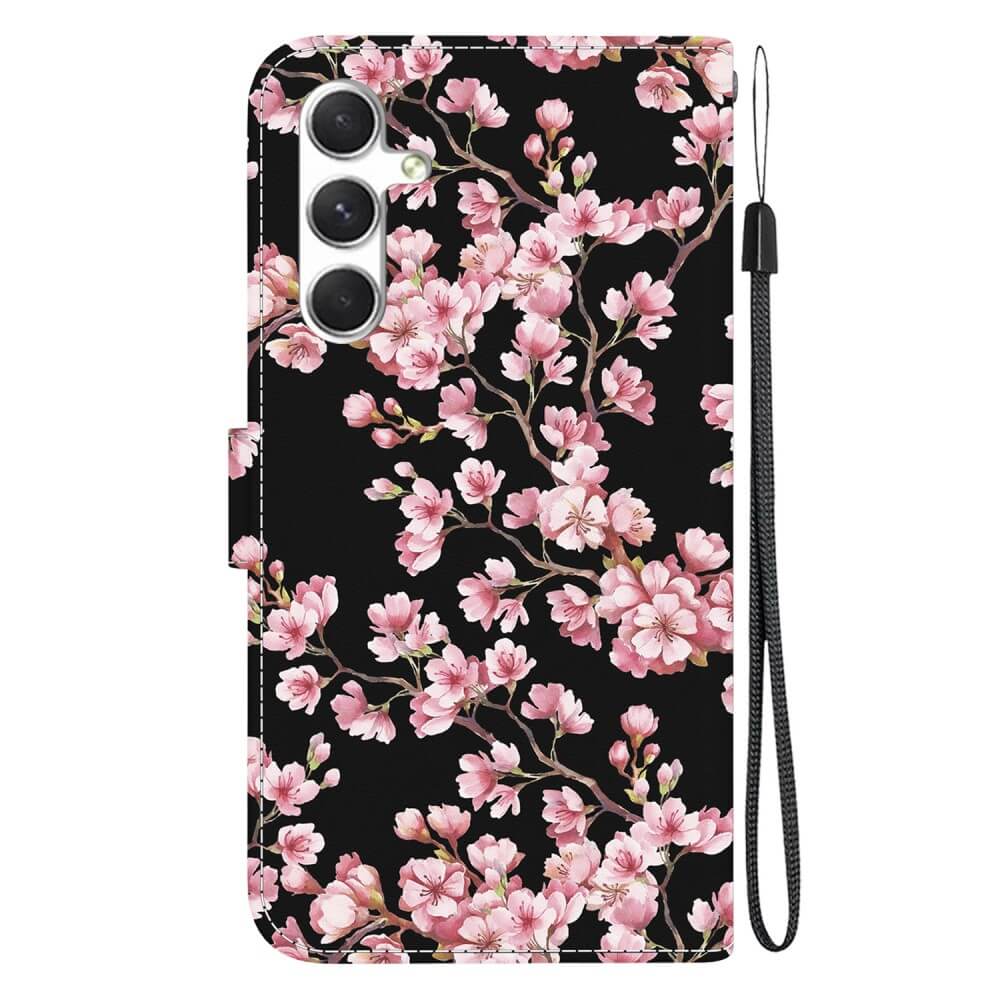 Galaxy S25+ Plus - Tasche Hülle mit Blüten Motiv