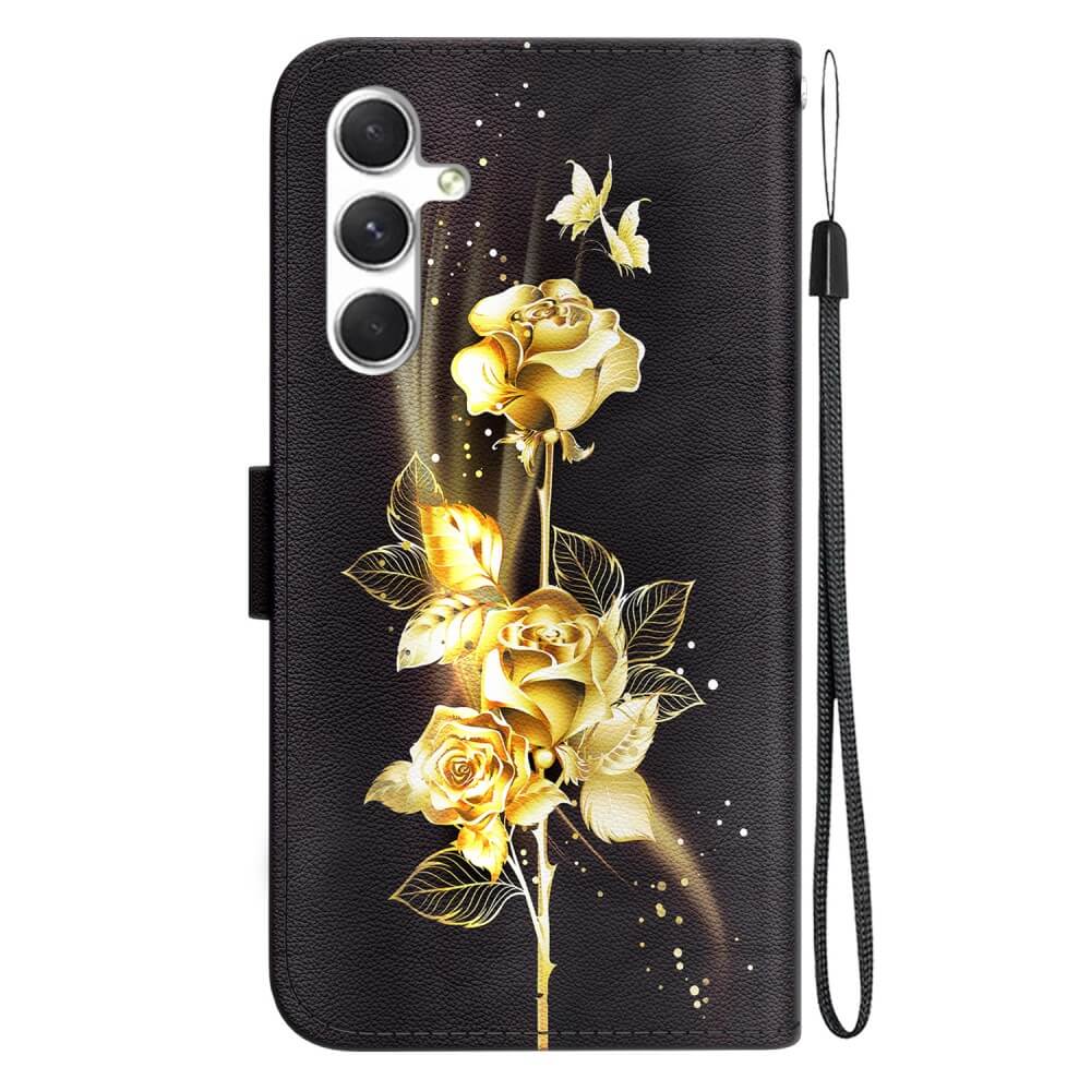Galaxy S25+ Plus - Tasche Hülle mit Blüten Motiv
