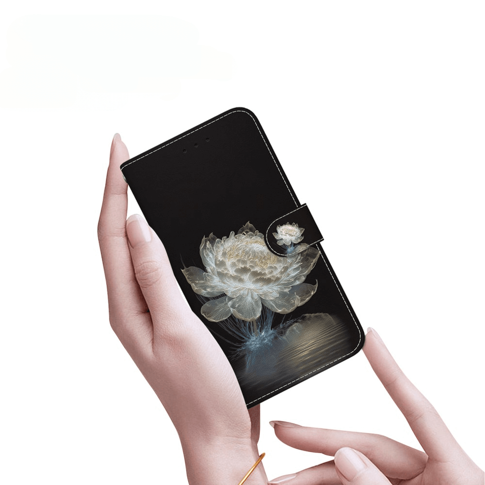 Galaxy S25+ Plus - Tasche Hülle mit Blüten Motiv
