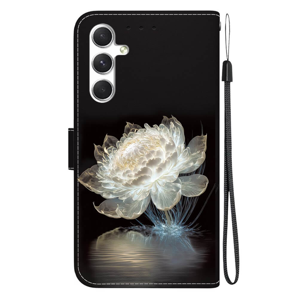 Galaxy S25+ Plus - Tasche Hülle mit Blüten Motiv
