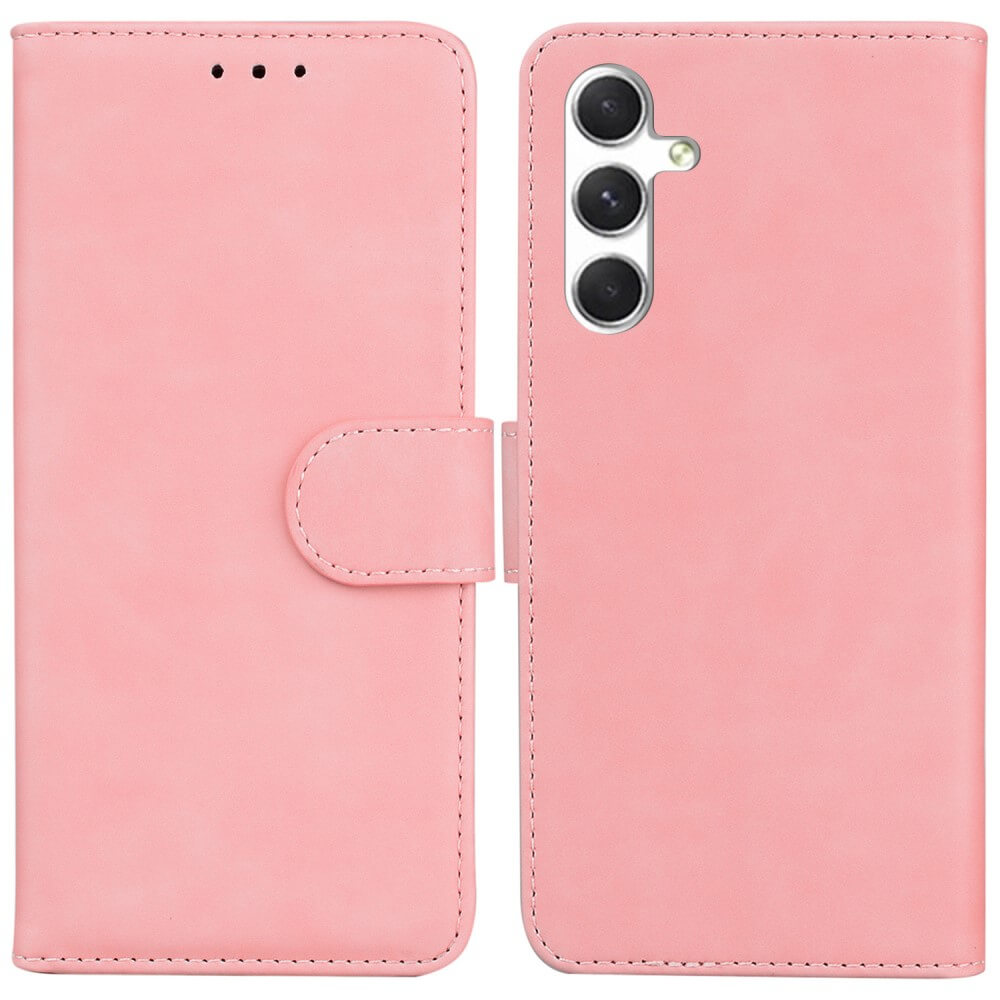 Galaxy S25+ Plus - Solide Leder Etui Hülle