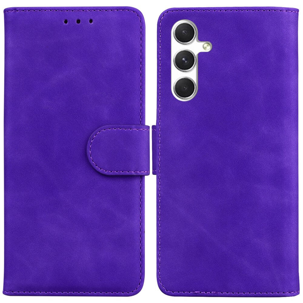 Galaxy S25+ Plus - Solide Leder Etui Hülle