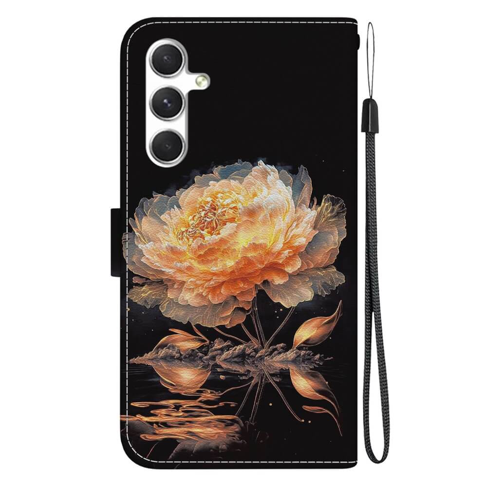 Galaxy S25 - Tasche Hülle mit Blüten Motiv