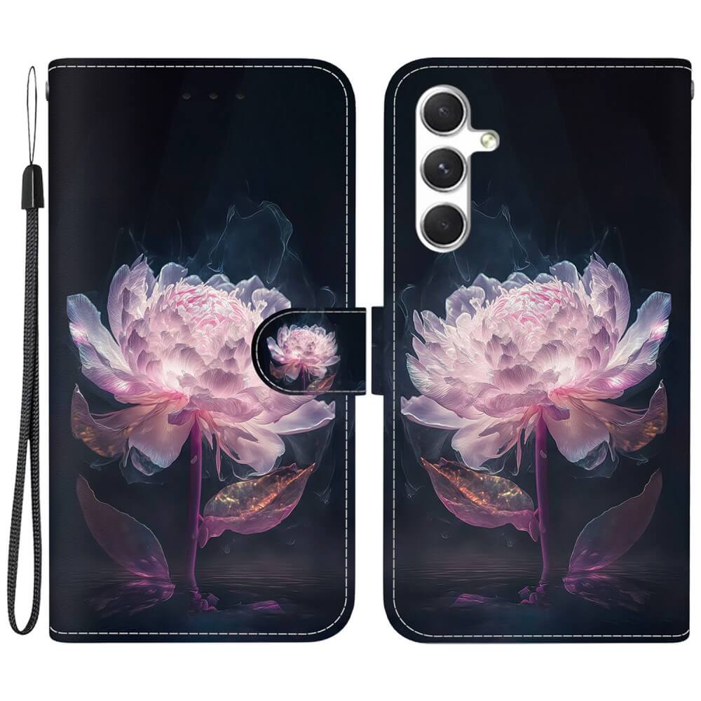 Galaxy S25 - Tasche Hülle mit Blüten Motiv