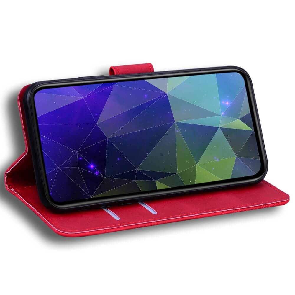 Galaxy S25 - Solide Leder Etui Hülle