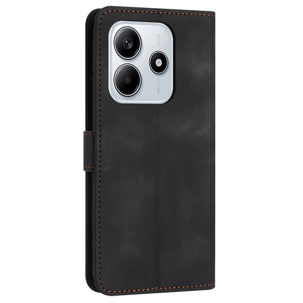 Xiaomi Redmi Note 14 5G - Custodia in pelle scamosciata dal design vintage