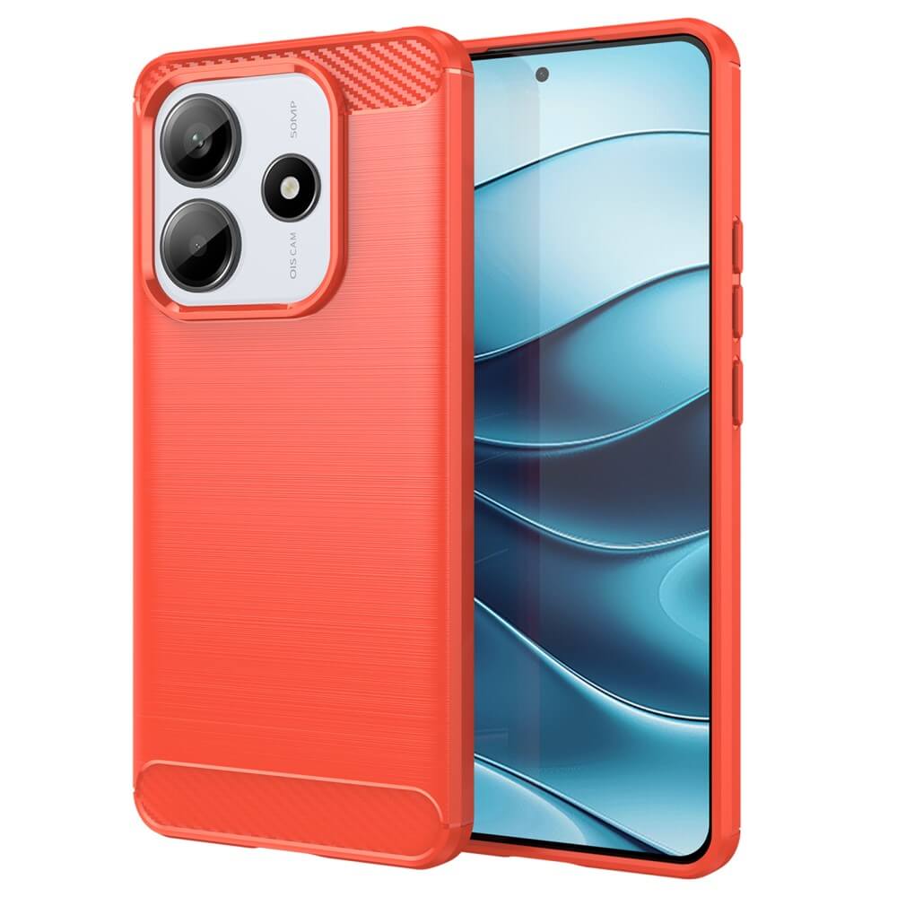 Xiaomi Redmi Note 14 5G - Metall Carbon Look Hülle