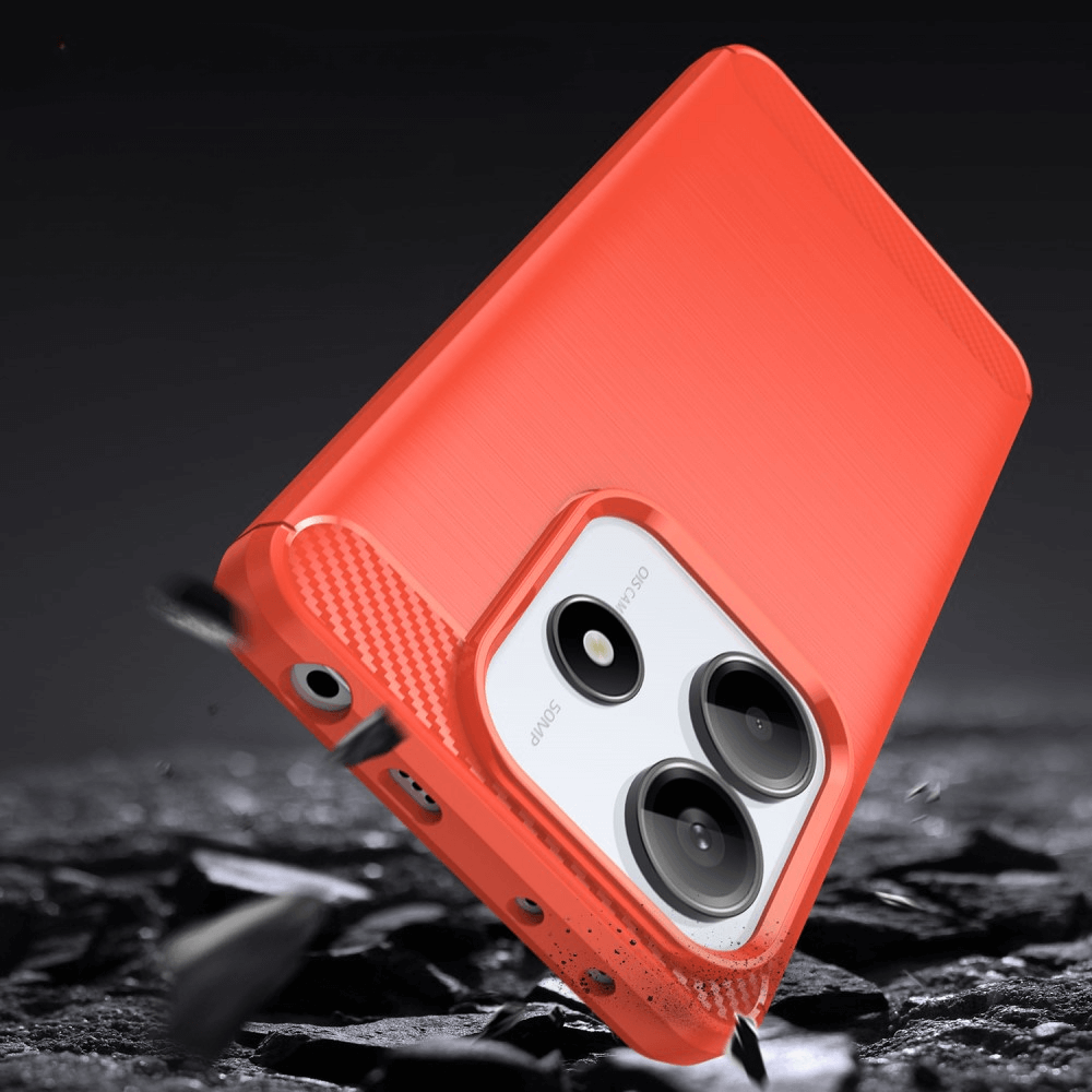 Xiaomi Redmi Note 14 5G - Metall Carbon Look Hülle