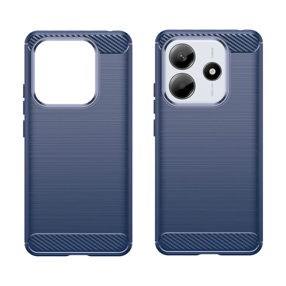 Xiaomi Redmi Note 14 5G - Metall Carbon Look Hülle