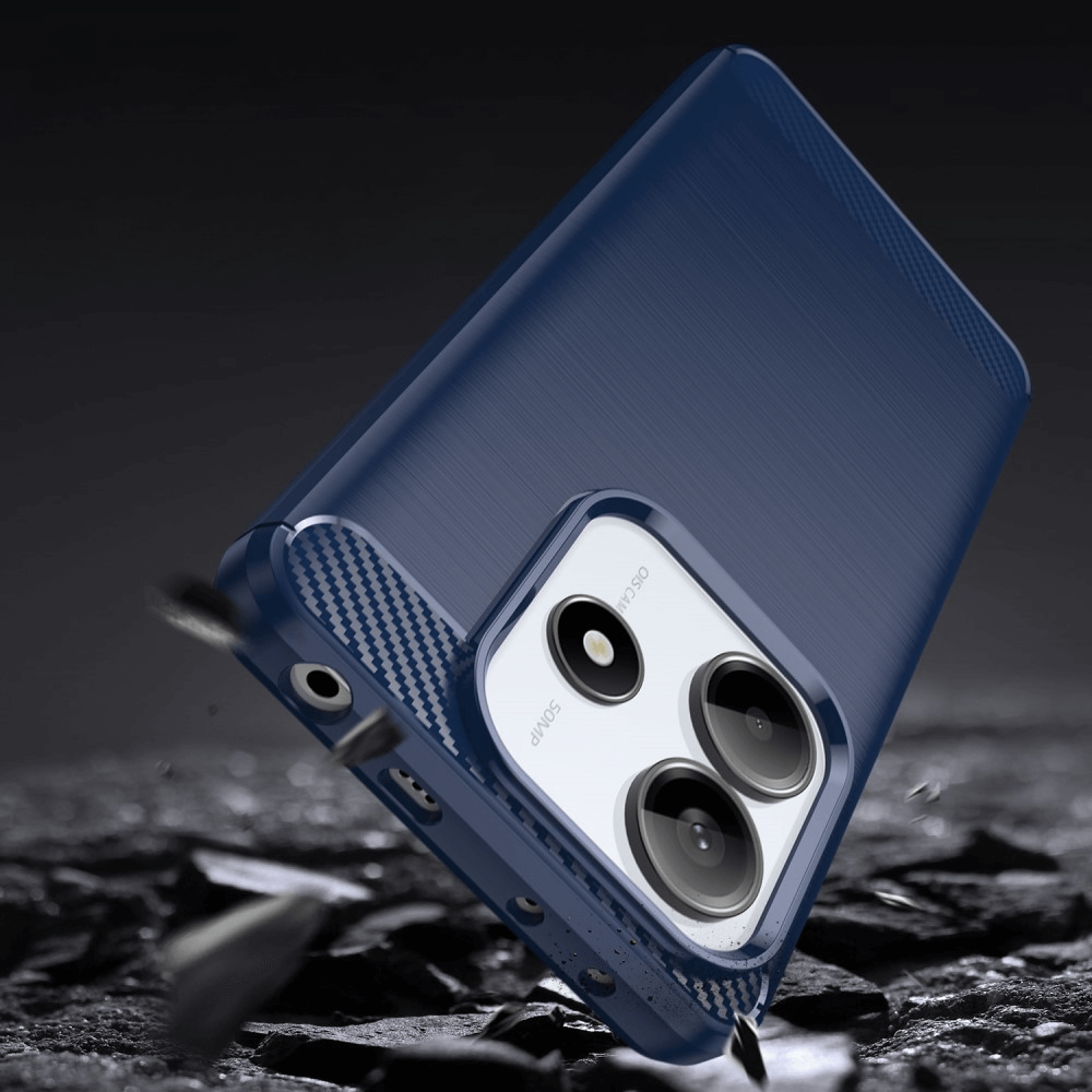 Xiaomi Redmi Note 14 5G - Metall Carbon Look Hülle