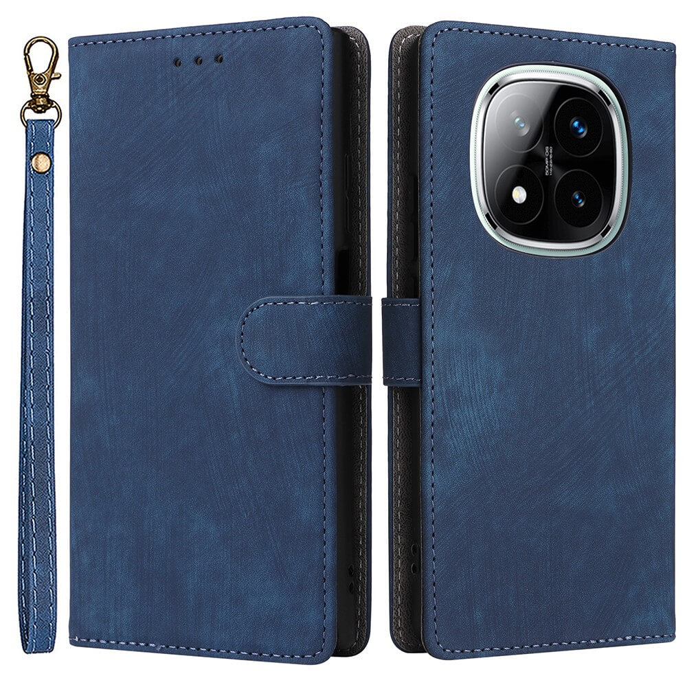 Xiaomi Redmi Note 14 Pro+ Plus / 14 Pro 5G / Poco X7 - Ledertasche mit RFID Blocker