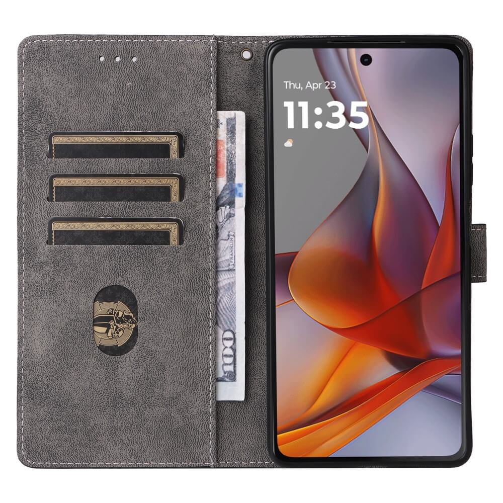 Xiaomi Redmi Note 14 Pro+ Plus / 14 Pro 5G / Poco X7 - Ledertasche mit RFID Blocker