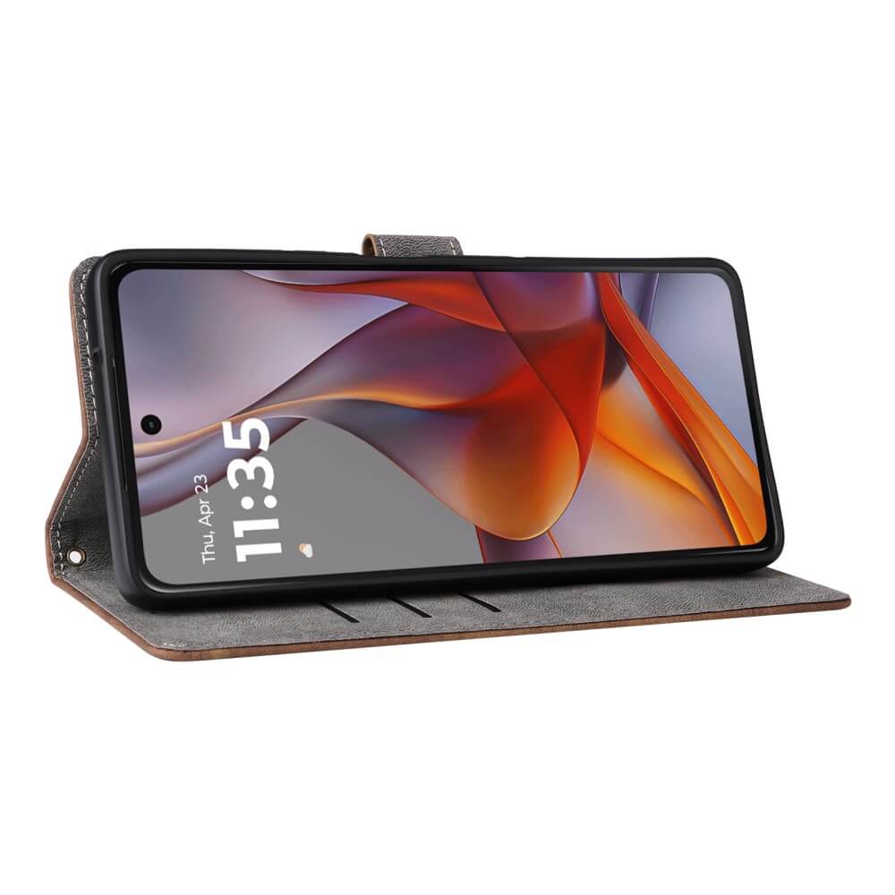 Xiaomi Redmi Note 14 Pro+ Plus / 14 Pro 5G / Poco X7 - Ledertasche mit RFID Blocker