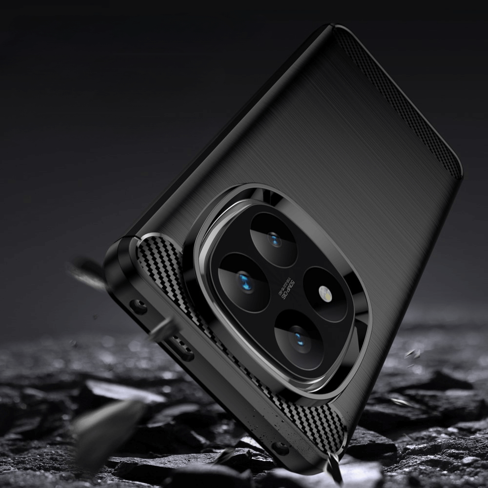 Xiaomi Redmi Note 14 Pro+ Plus - Metall Carbon Look Hülle