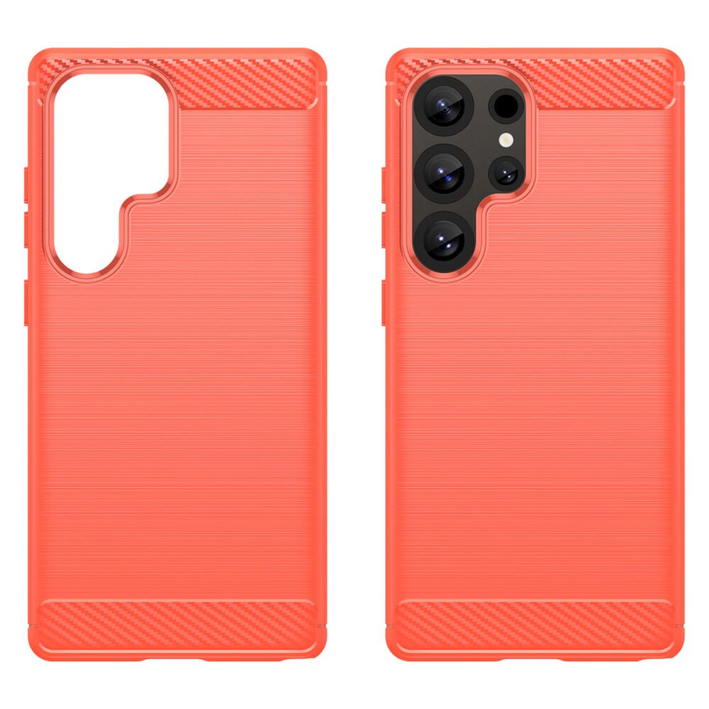 Galaxy S25 Ultra - Cover in look metallo carbonio