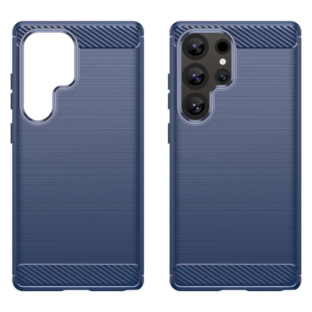 Galaxy S25 Ultra - Cover in look metallo carbonio