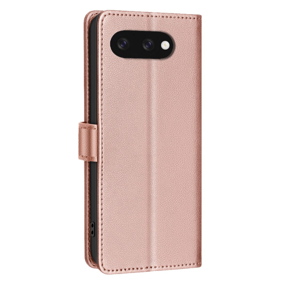 Google Pixel 9a - Custodia in pelle BINFEN con blocco RFID