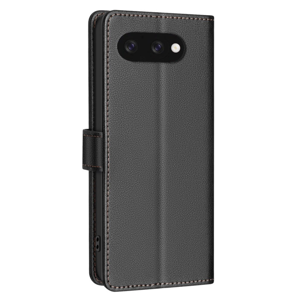 Google Pixel 9a - Custodia in pelle BINFEN con blocco RFID