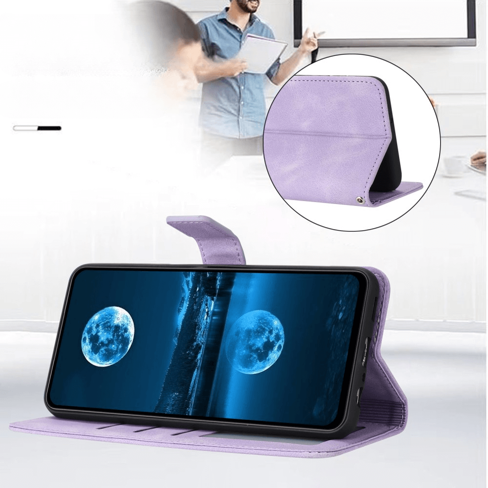 Galaxy S25 Ultra - Custodia in pelle scamosciata dal design vintage