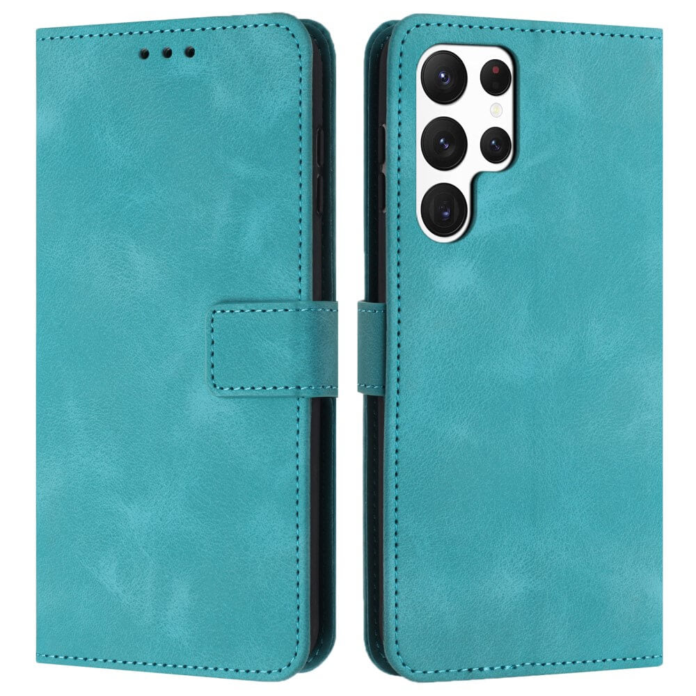 Galaxy S25 Ultra - Custodia in pelle scamosciata dal design vintage