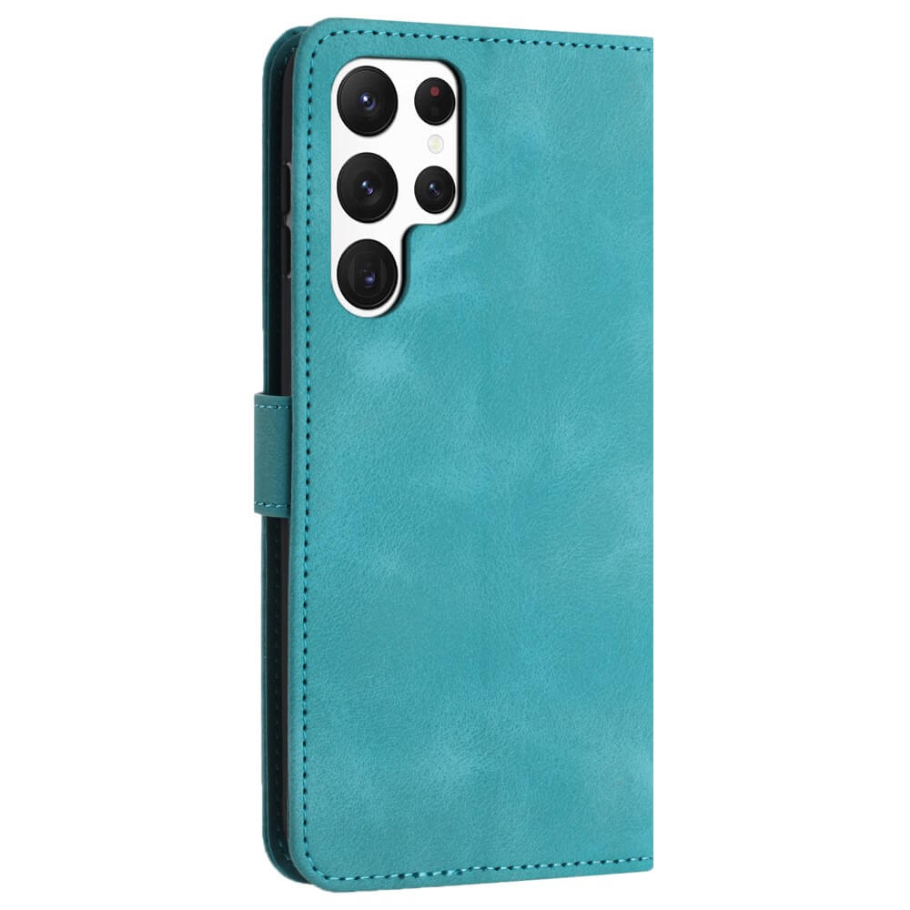 Galaxy S25 Ultra - Custodia in pelle scamosciata dal design vintage