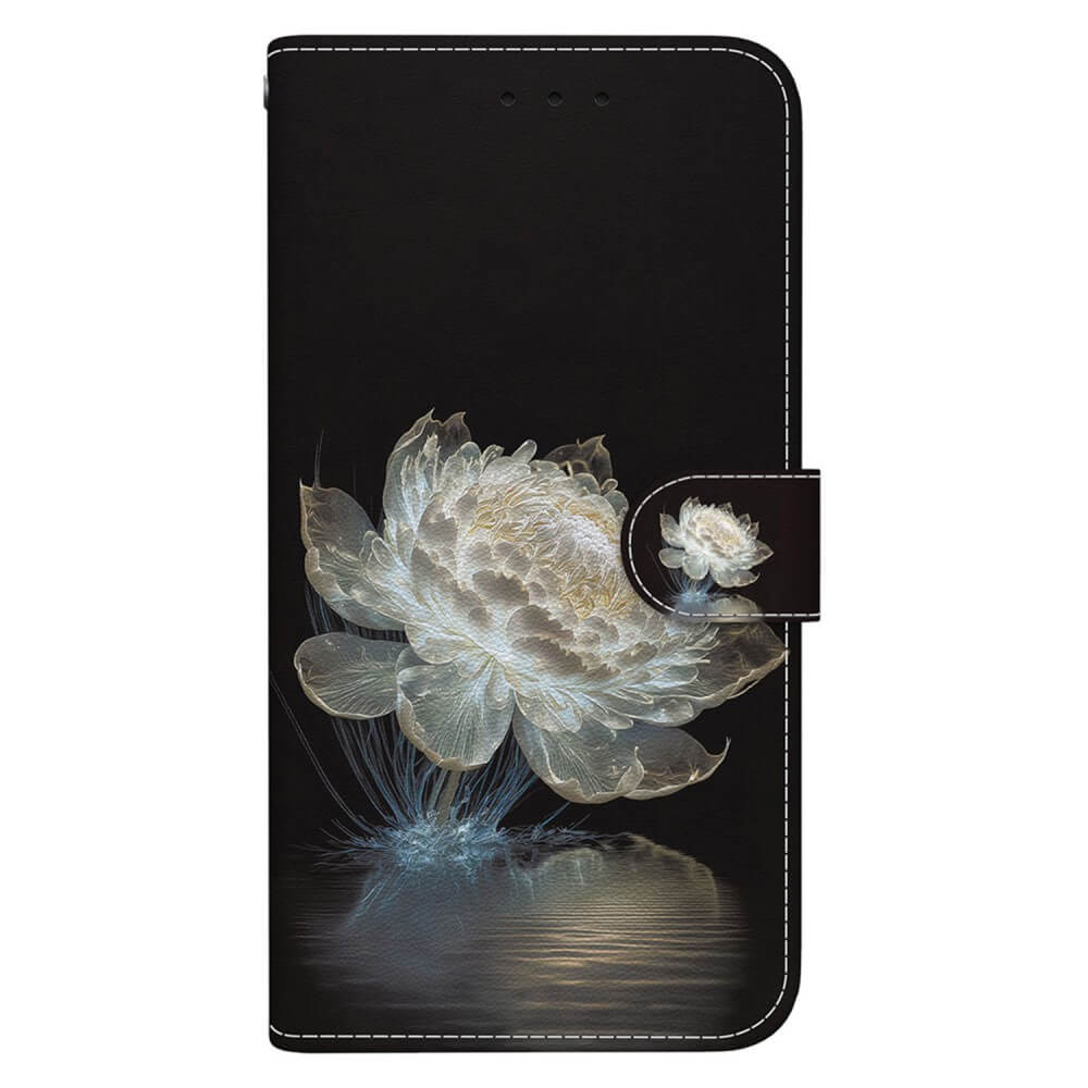 Google Pixel 9a - Wallet Case with Flower Motif
