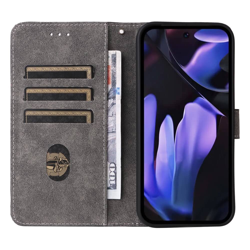 Google Pixel 9a - Leather case with RFID blocker