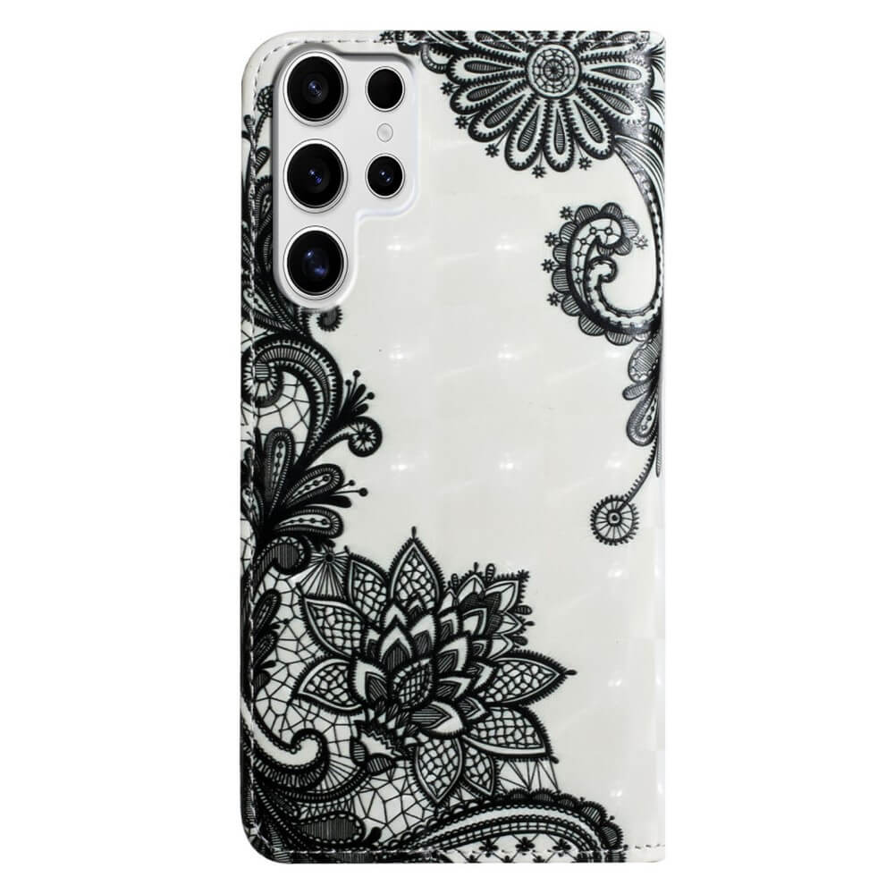 Galaxy S25 Ultra - Wallet Case Glitter Effect