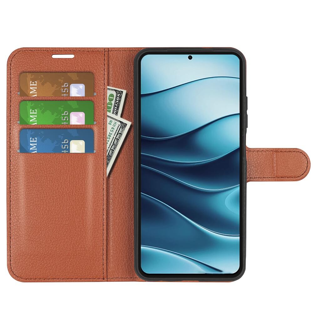 Xiaomi Redmi Note 14 5G - Leder Etui Hülle