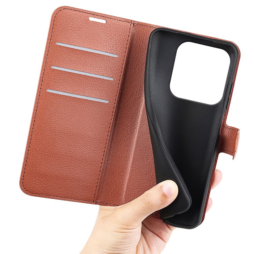 Xiaomi Redmi Note 14 5G - Leder Etui Hülle