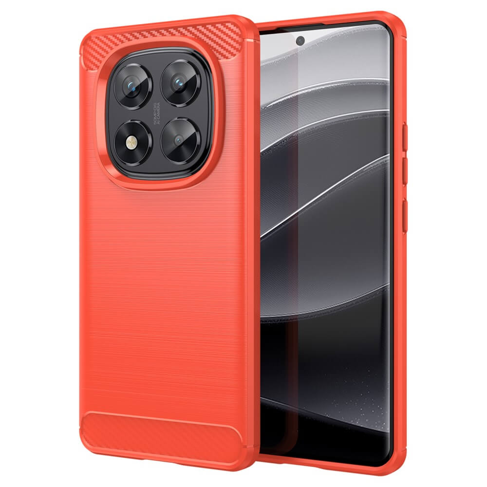 Xiaomi Redmi Note 14 Pro 5G / Poco X7  - Metall Carbon Look Hülle