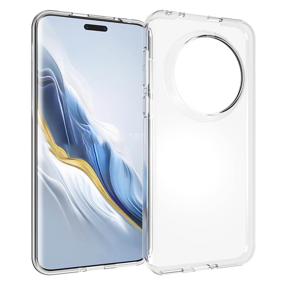 HONOR Magic7 Pro - Coque en caoutchouc silicone transparente