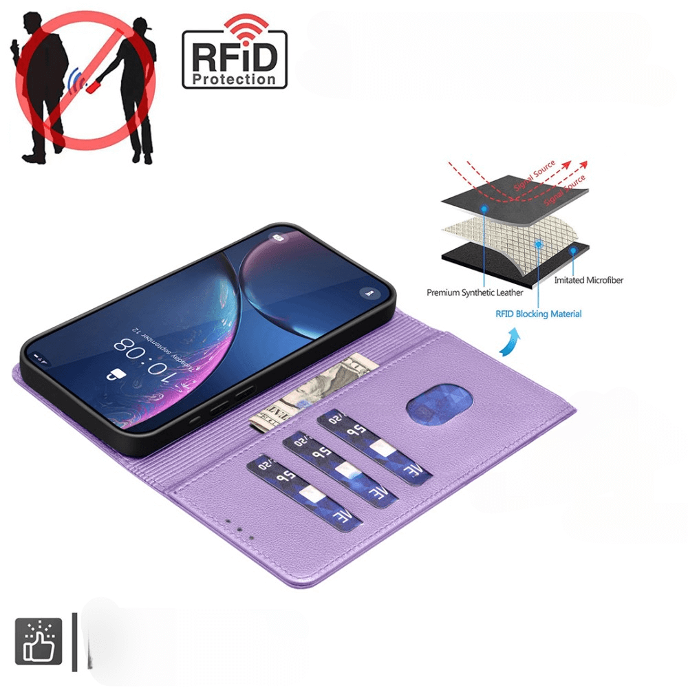 Xiaomi 15 - BINFEN Leder Etui Hülle mit RFID Blocker