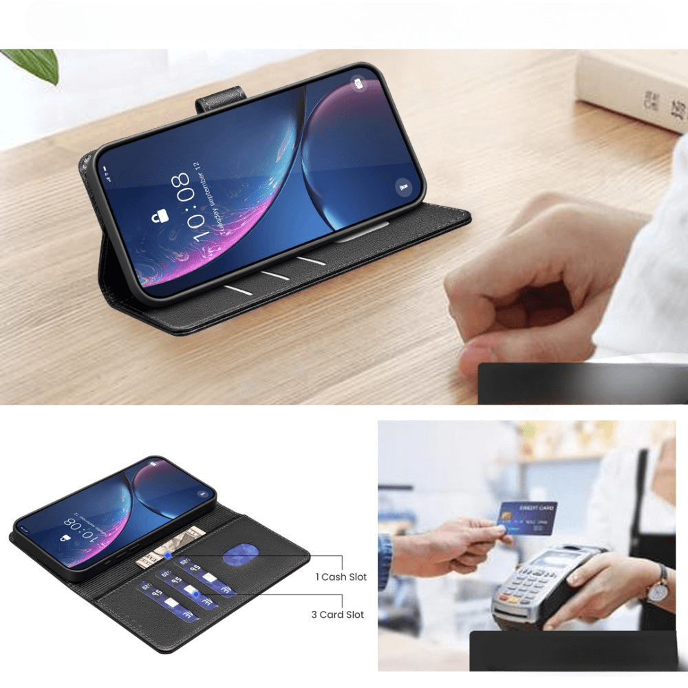 Xiaomi 15 Pro - BINFEN Leder Etui Hülle mit RFID Blocker