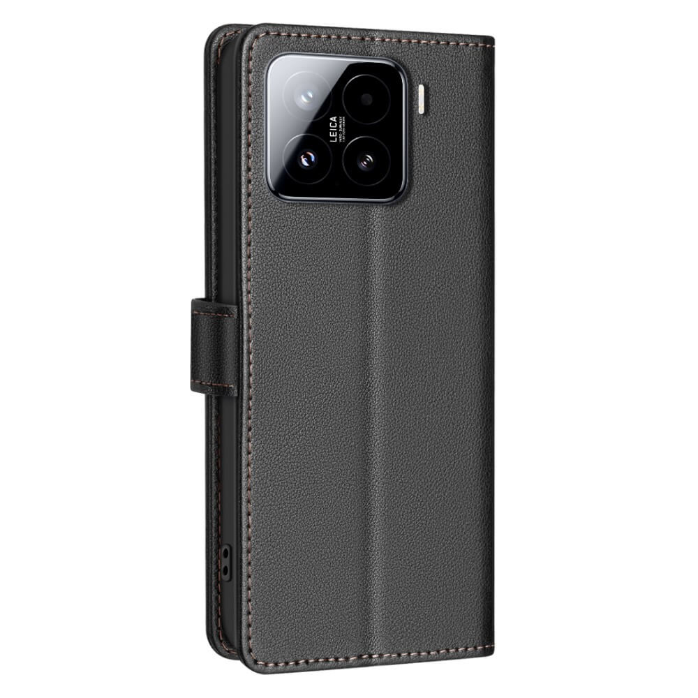 Xiaomi 15 Pro - BINFEN Leder Etui Hülle mit RFID Blocker