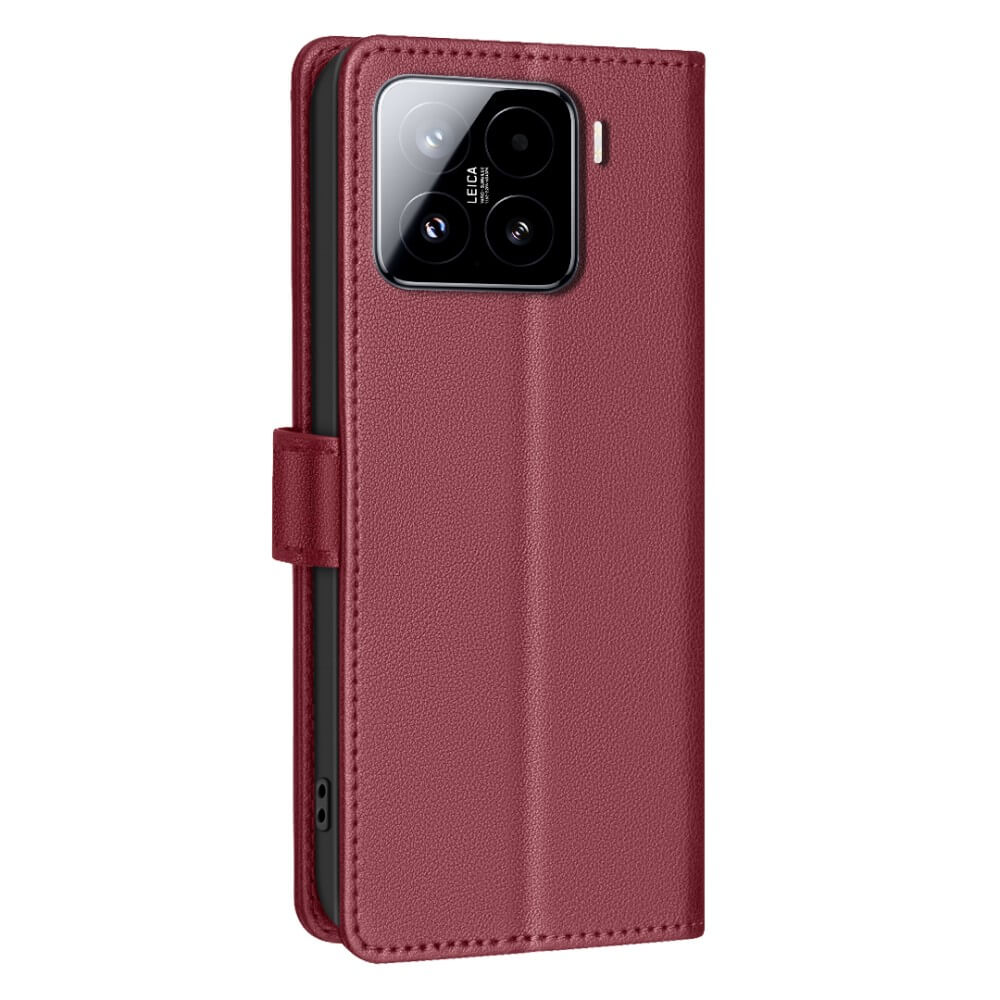 Xiaomi 15 Pro - BINFEN Leder Etui Hülle mit RFID Blocker